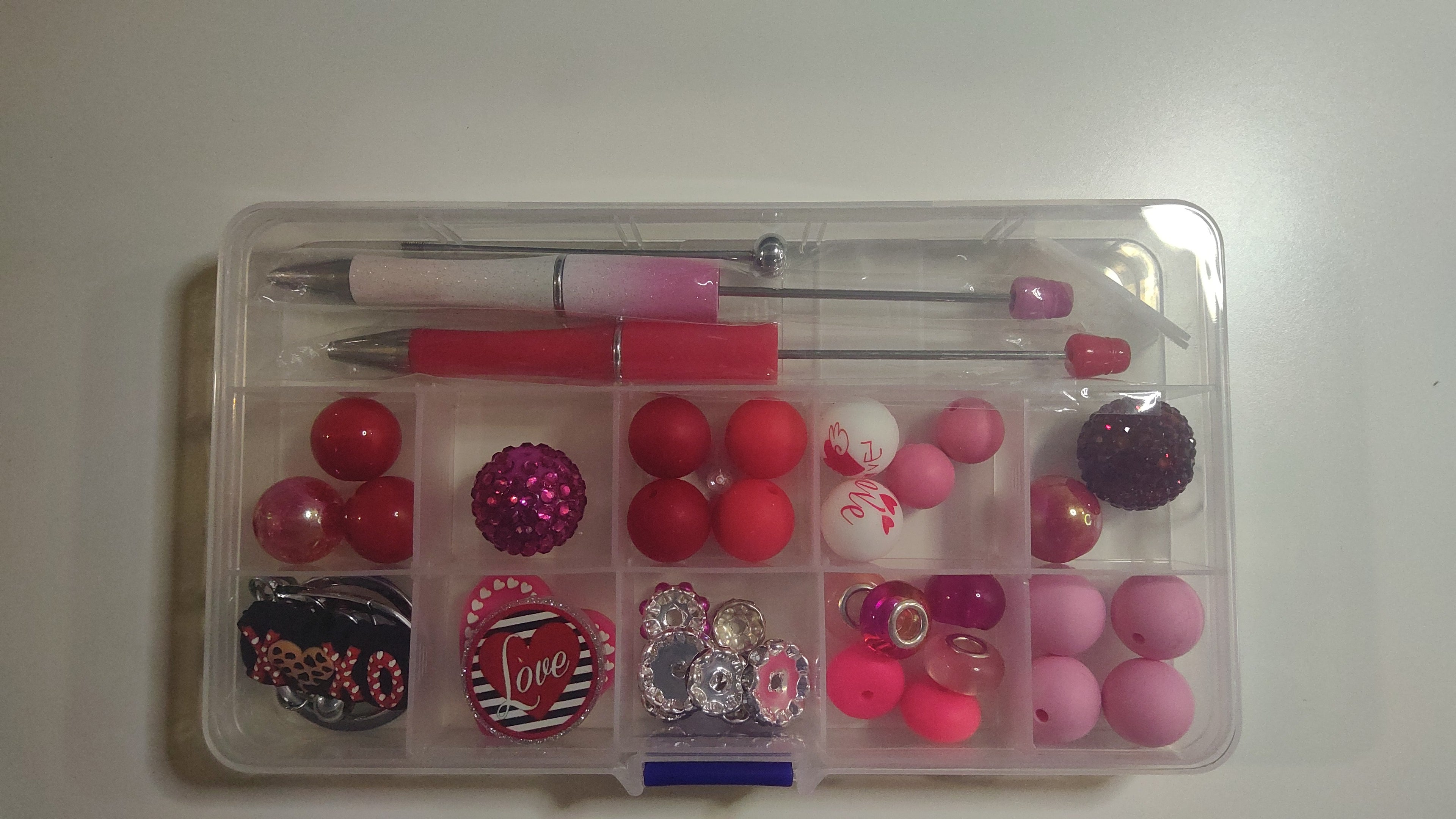 Beadable Pen Set - Make Your Own Valentine set