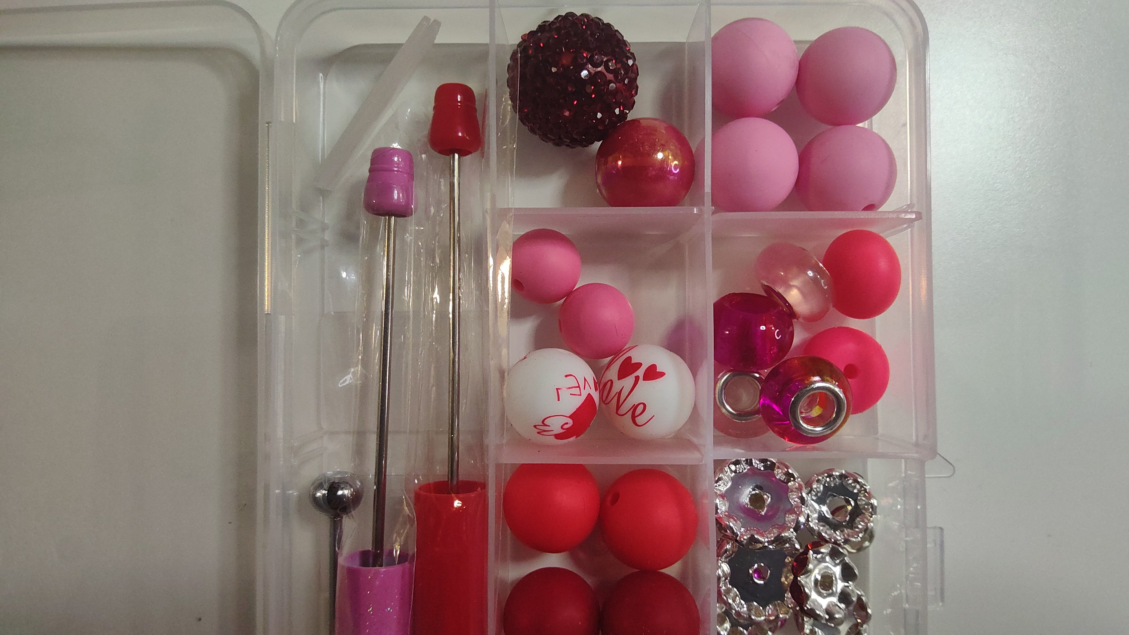 Beadable Pen Set - Make Your Own Valentine set