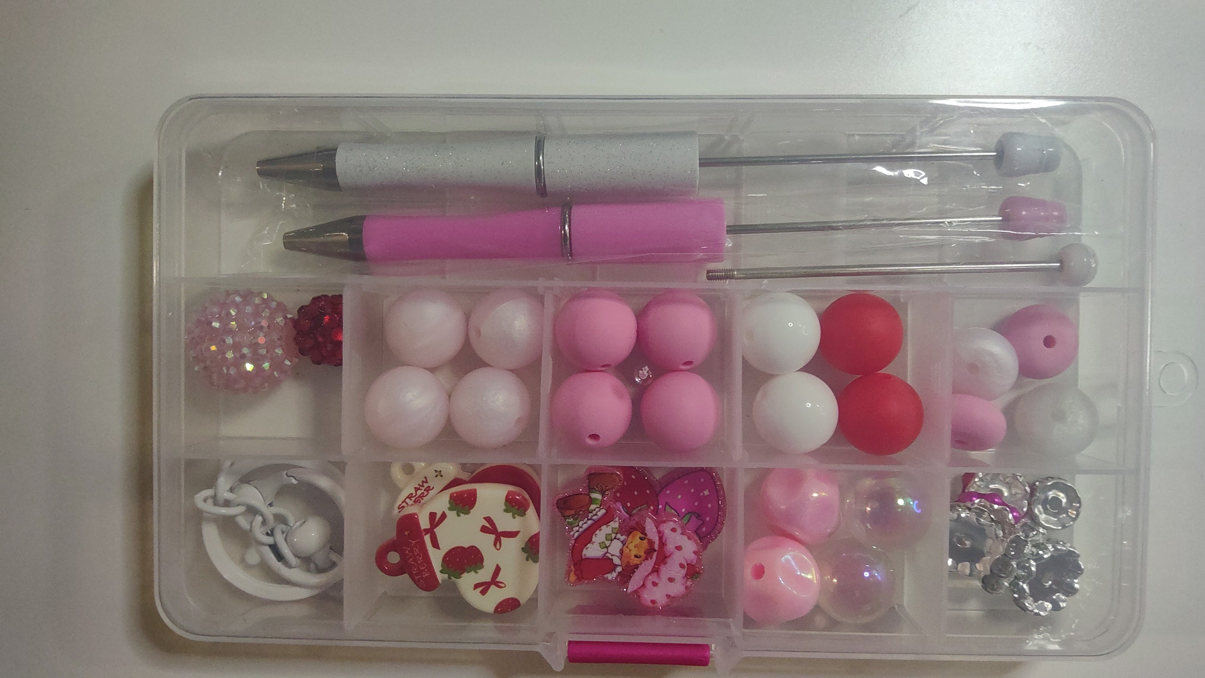 Beadable Pen Set - Make Your Own Strawberry Shortcake
