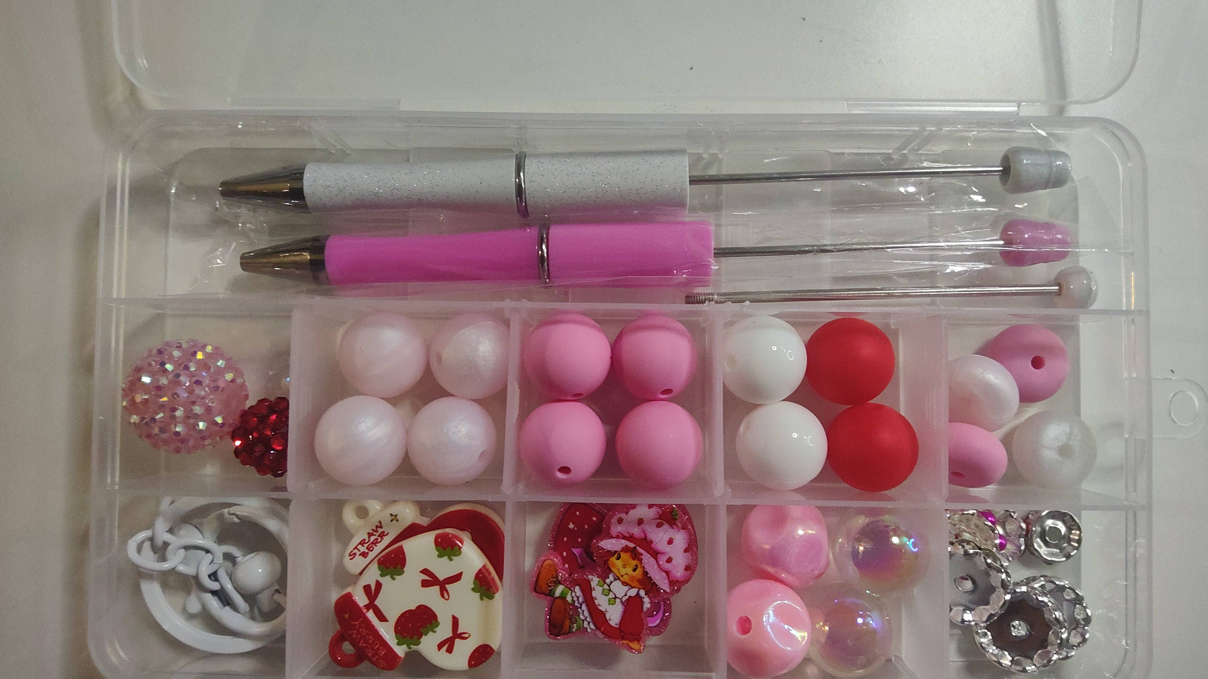 Beadable Pen Set - Make Your Own Strawberry Shortcake