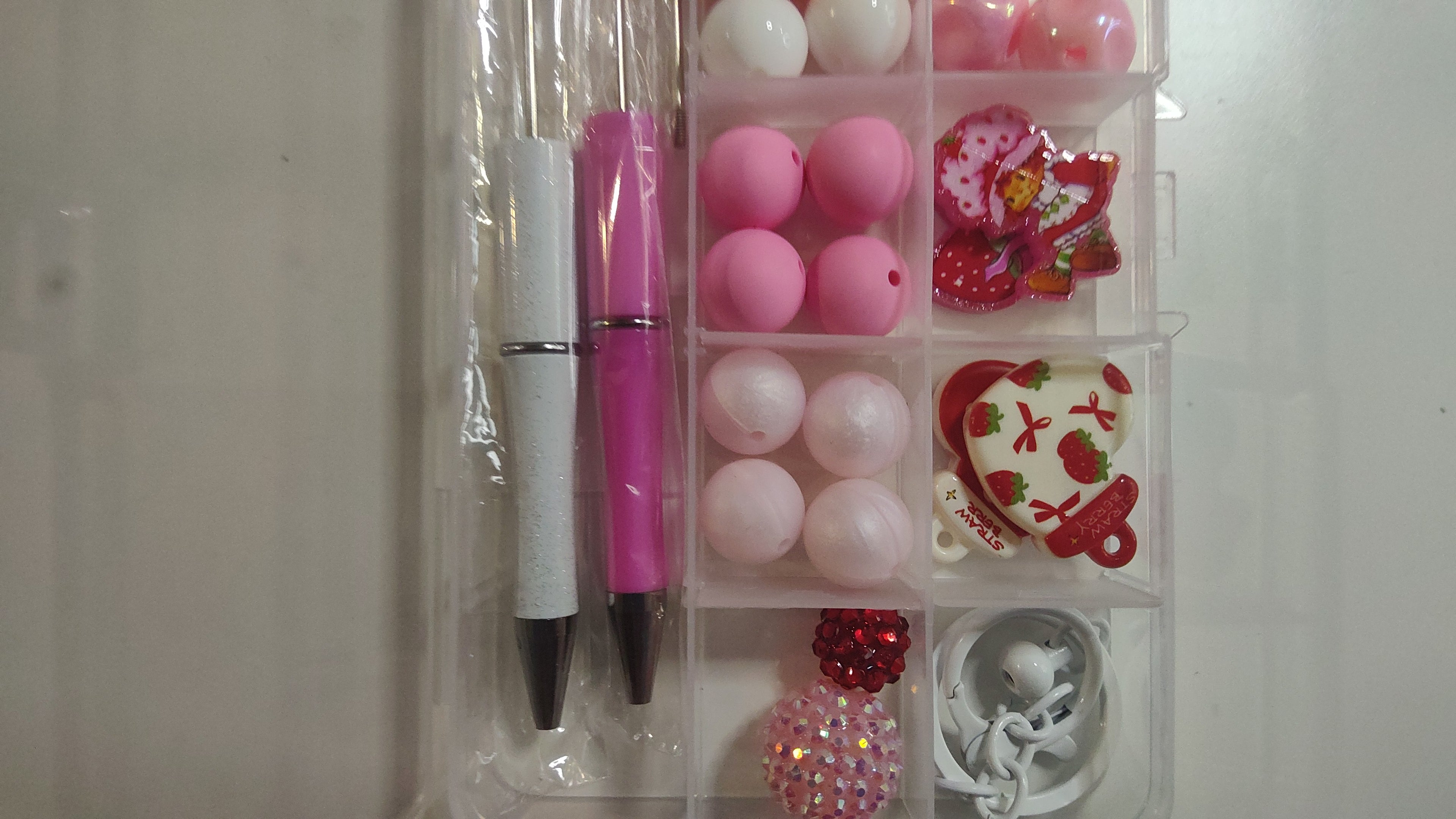 Beadable Pen Set - Make Your Own Strawberry Shortcake