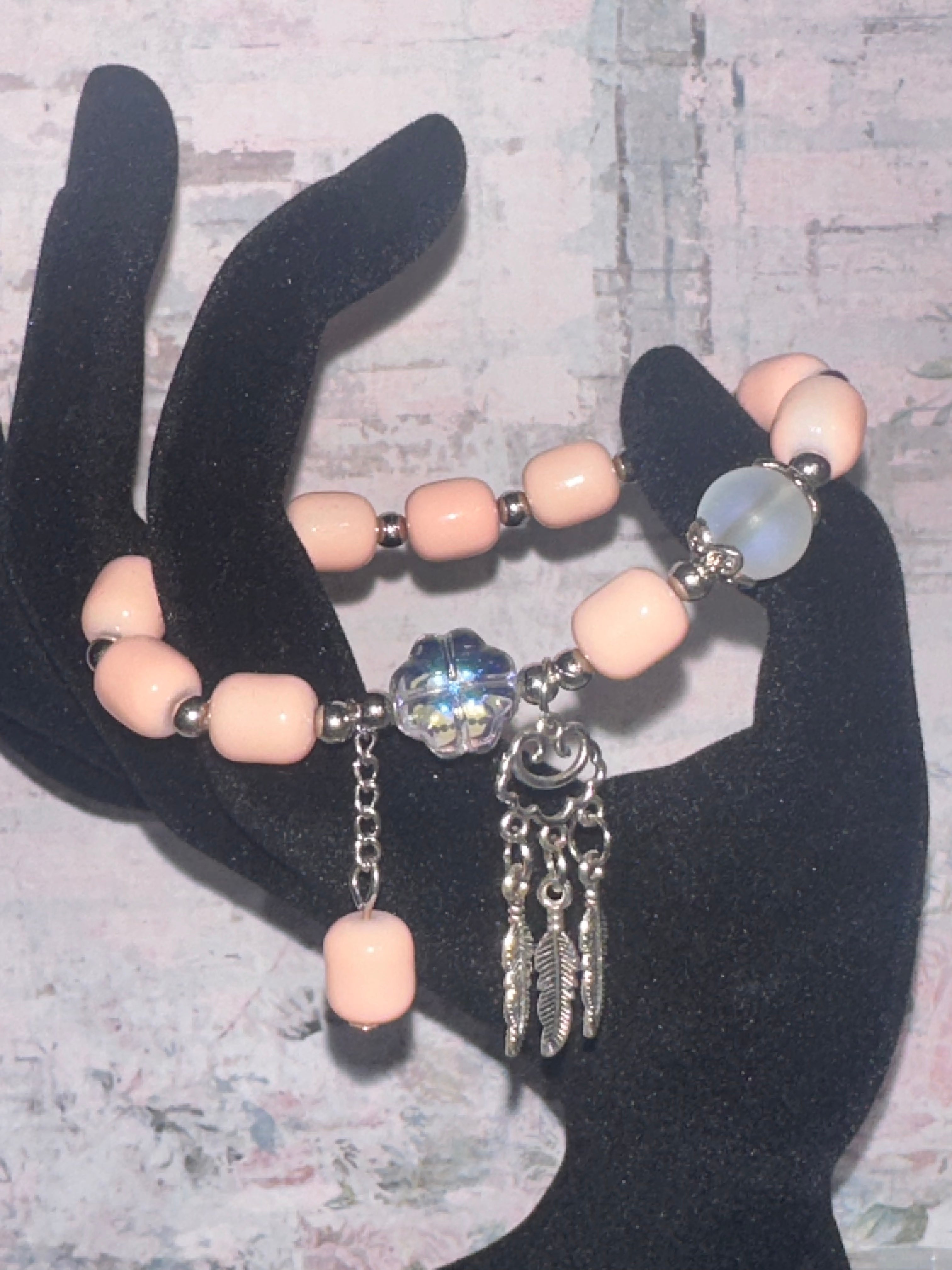 Pink Dangle Bracelet