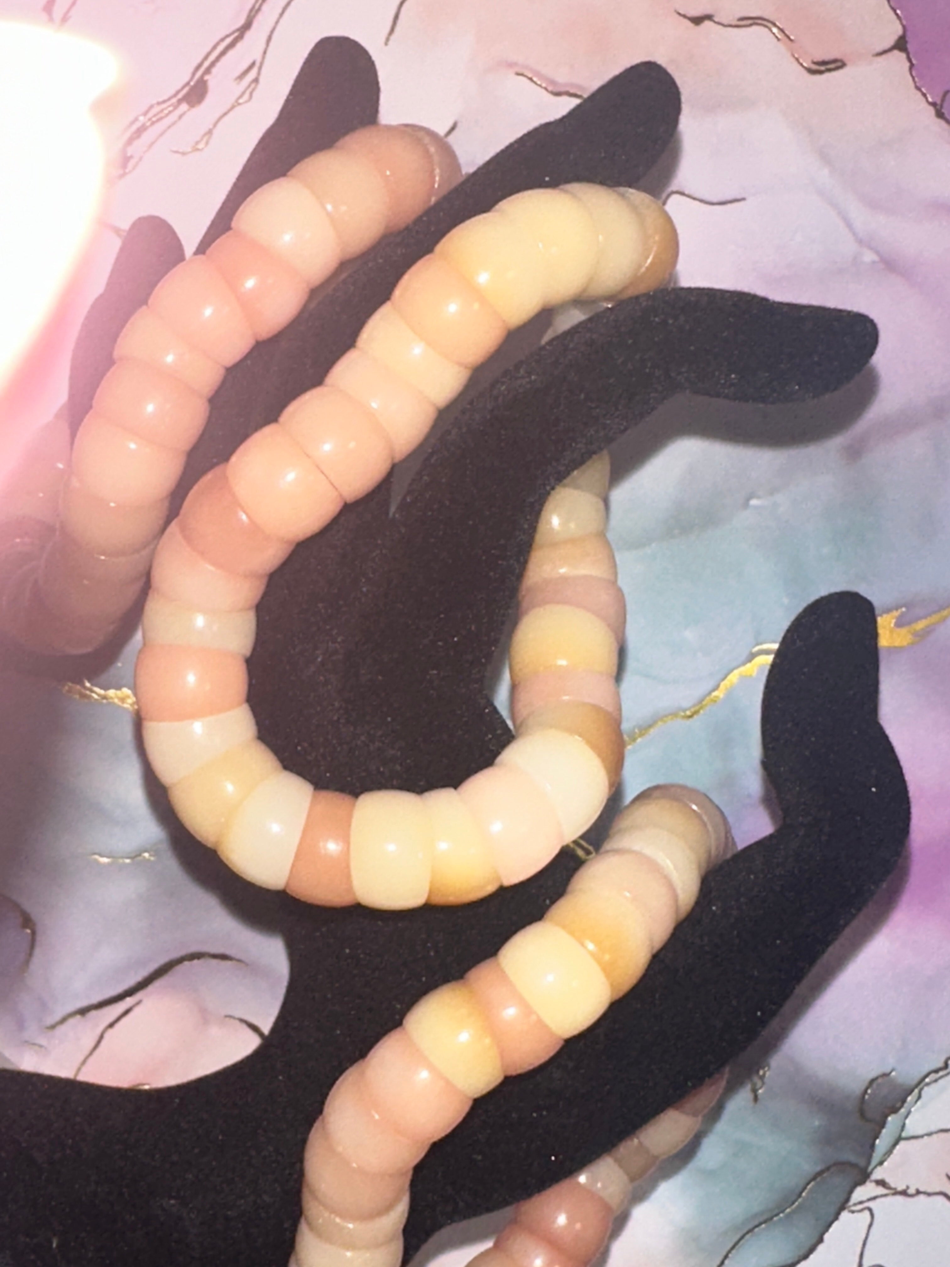 Pink Bodhi Intestine Bracelet, Fidget Bracelet