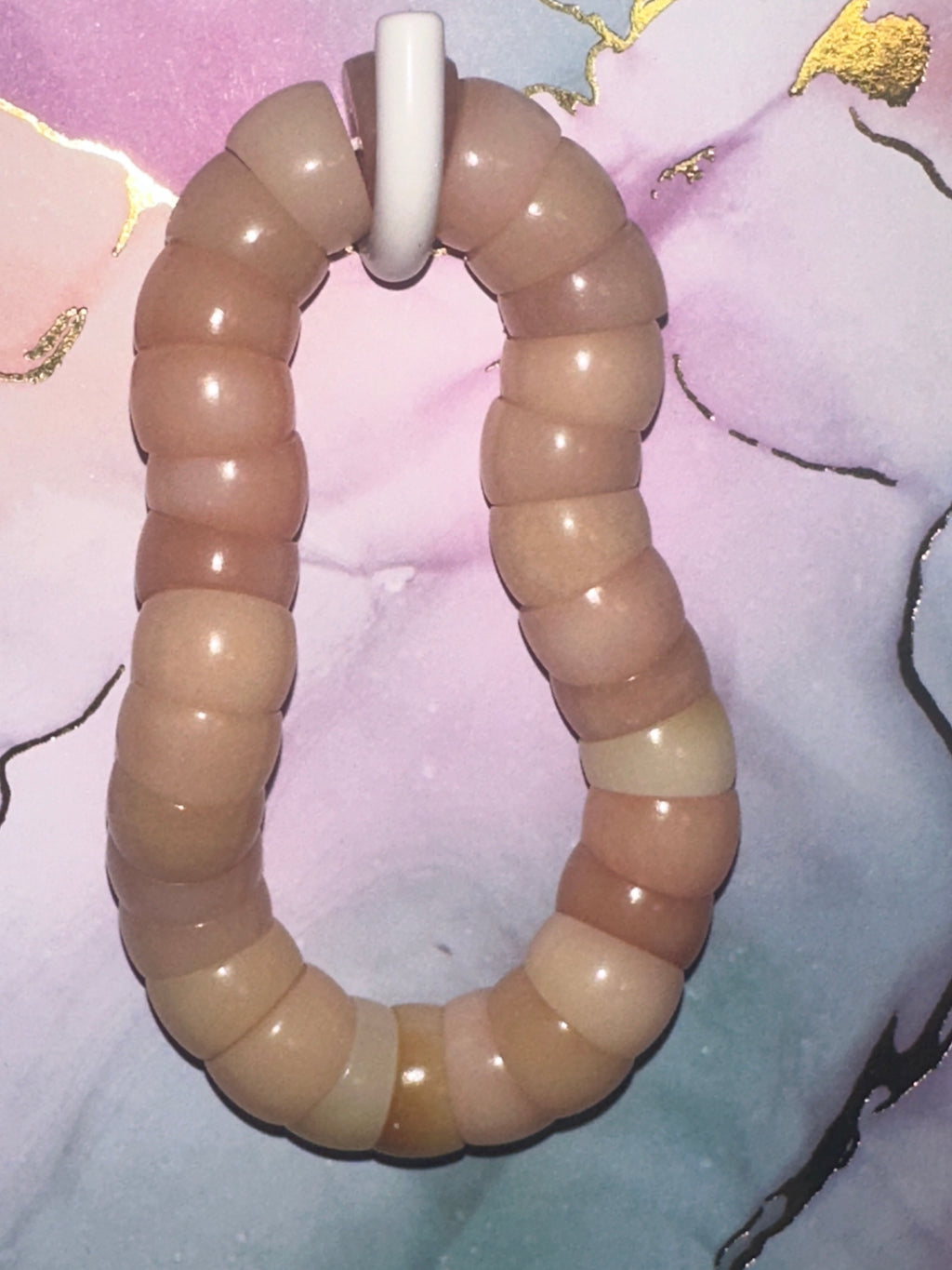 Pink Bodhi Intestine Bracelet, Fidget Bracelet