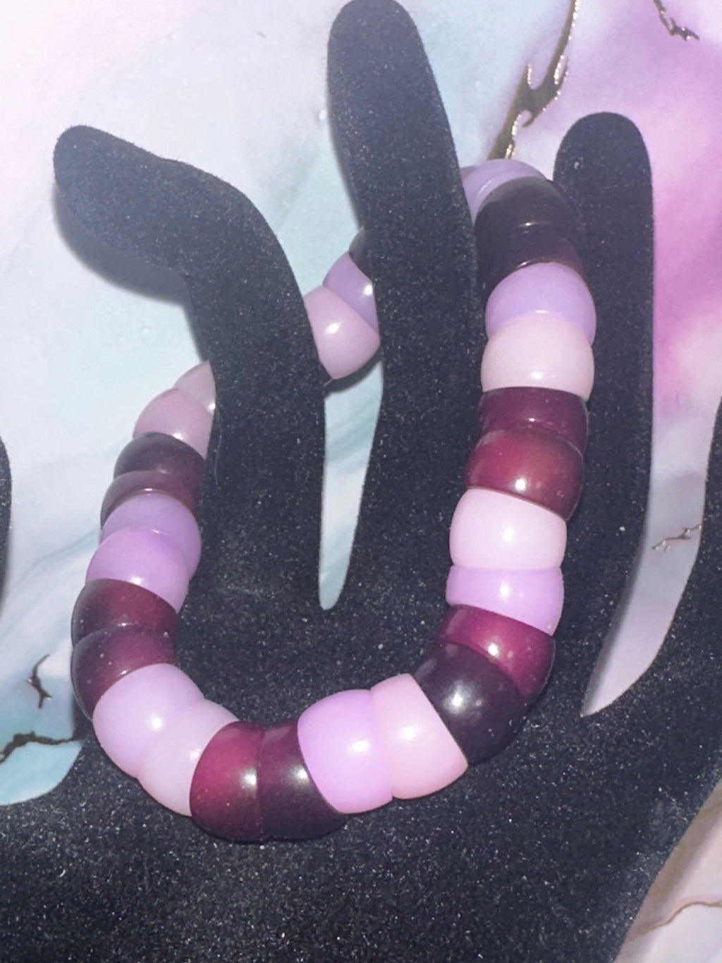 Purple Bodhi Intestine Bracelet, Fidget Bracelet