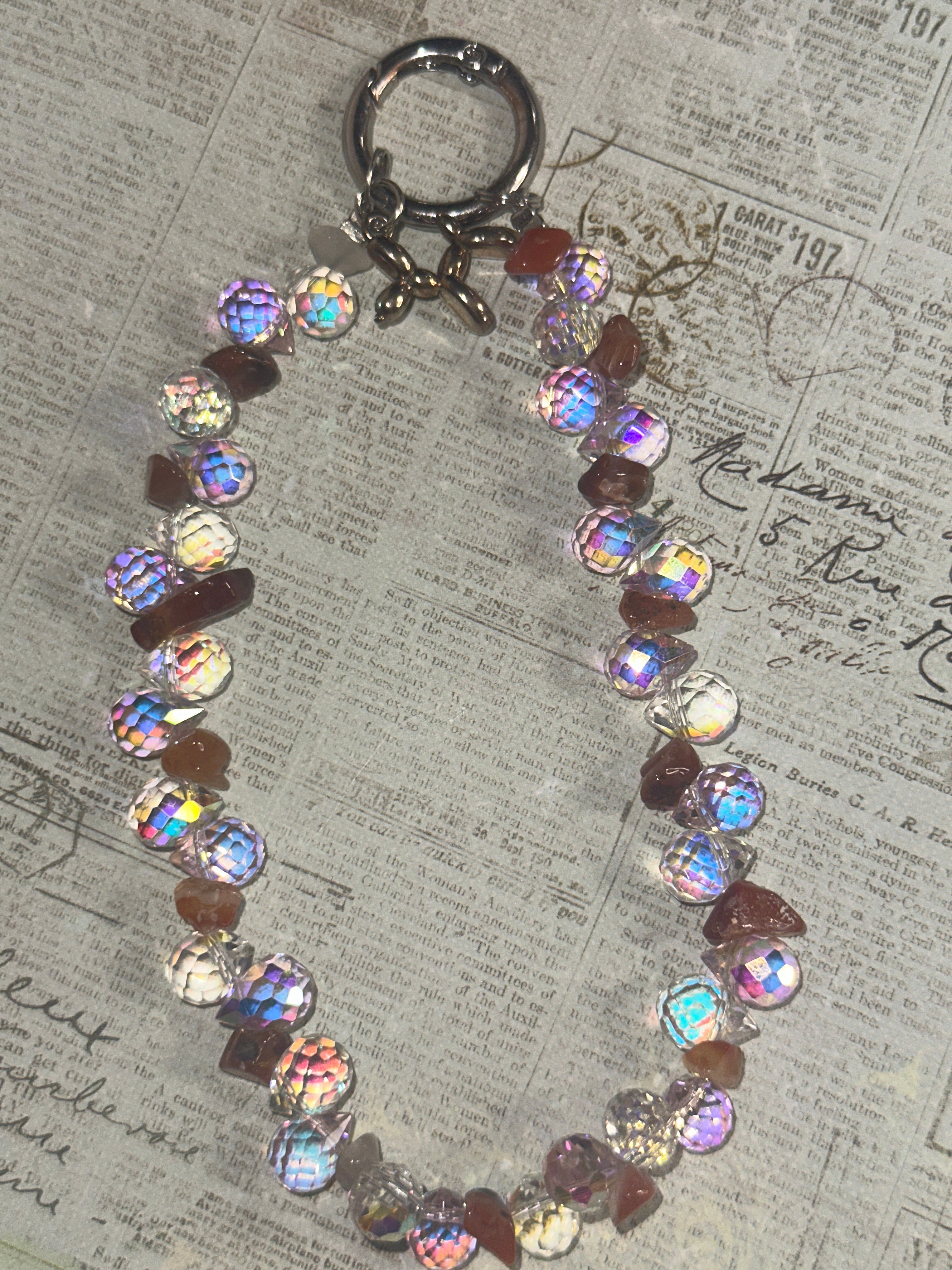 Shiny Blingy Keychain, Bag Charm, Phone Charm