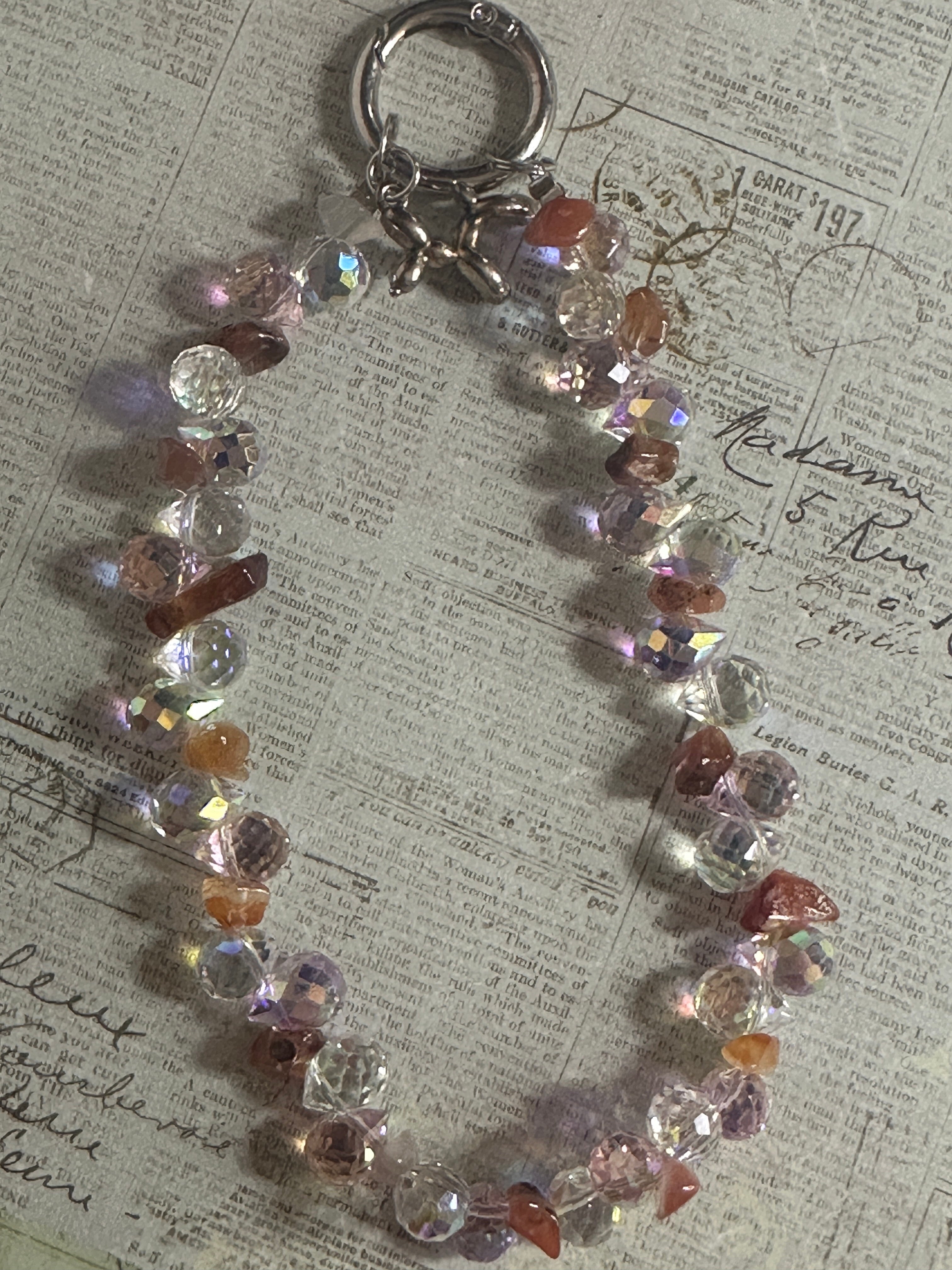 Shiny Blingy Keychain, Bag Charm, Phone Charm